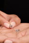 Heliophilia Silver Pendientes de Plata de Ley 925
